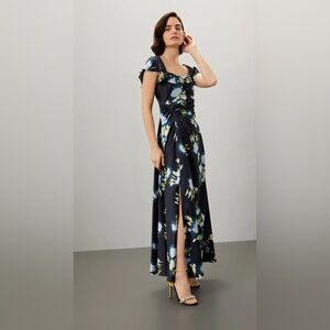 Tanya Taylor Luna Dress maxi Floral Sleeveless Gown